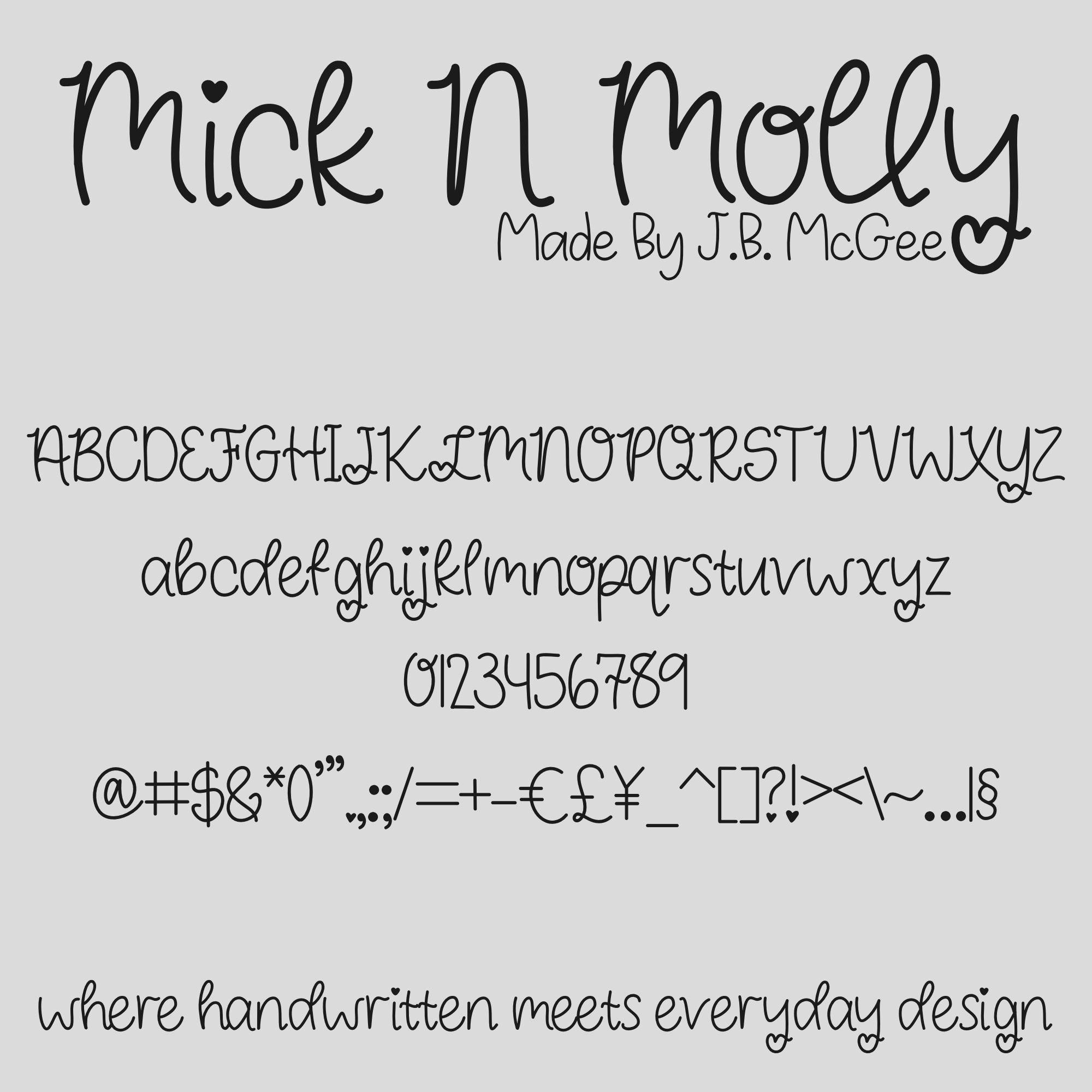 Mick N Molly Script