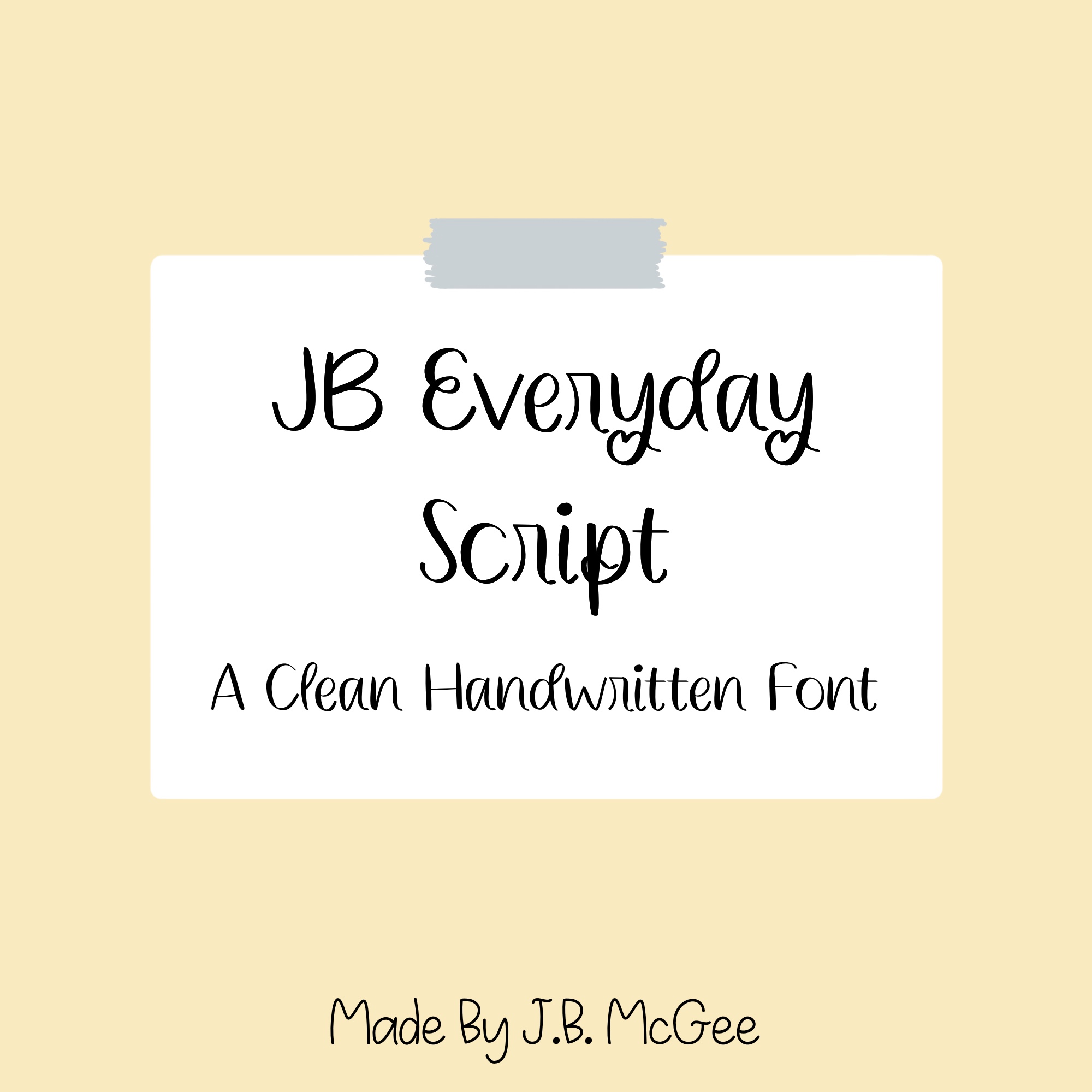JB Everyday Script