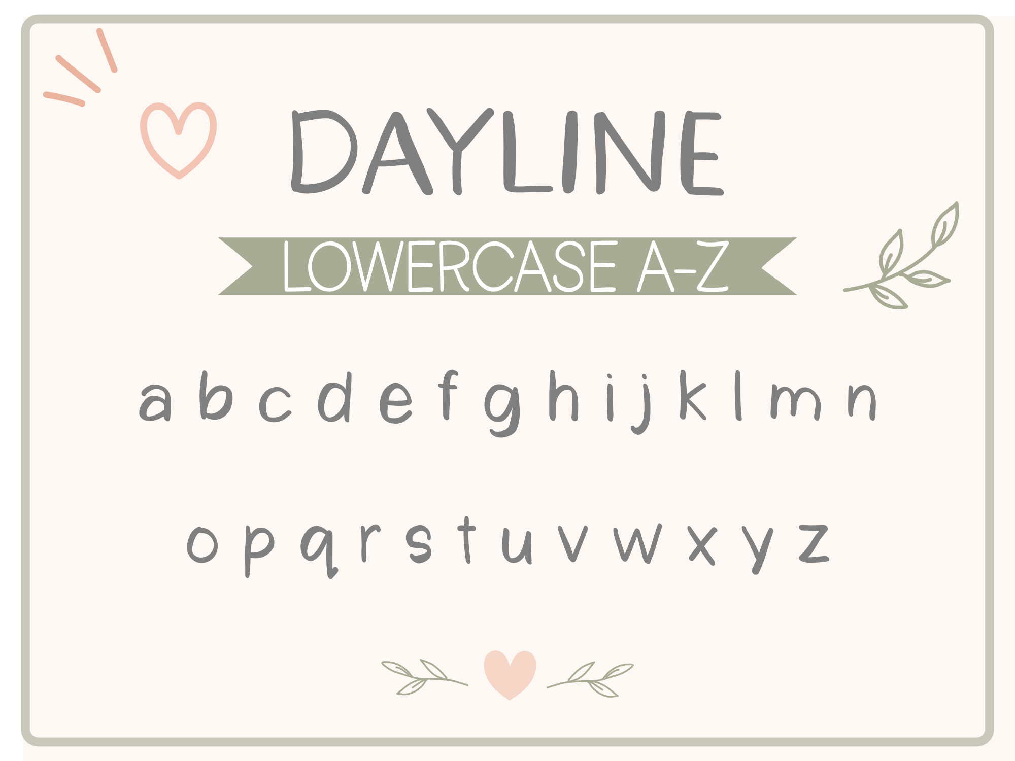 Dayline Font
