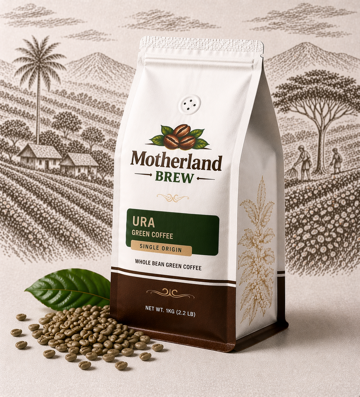 Motherland Brew Ura Green Coffee