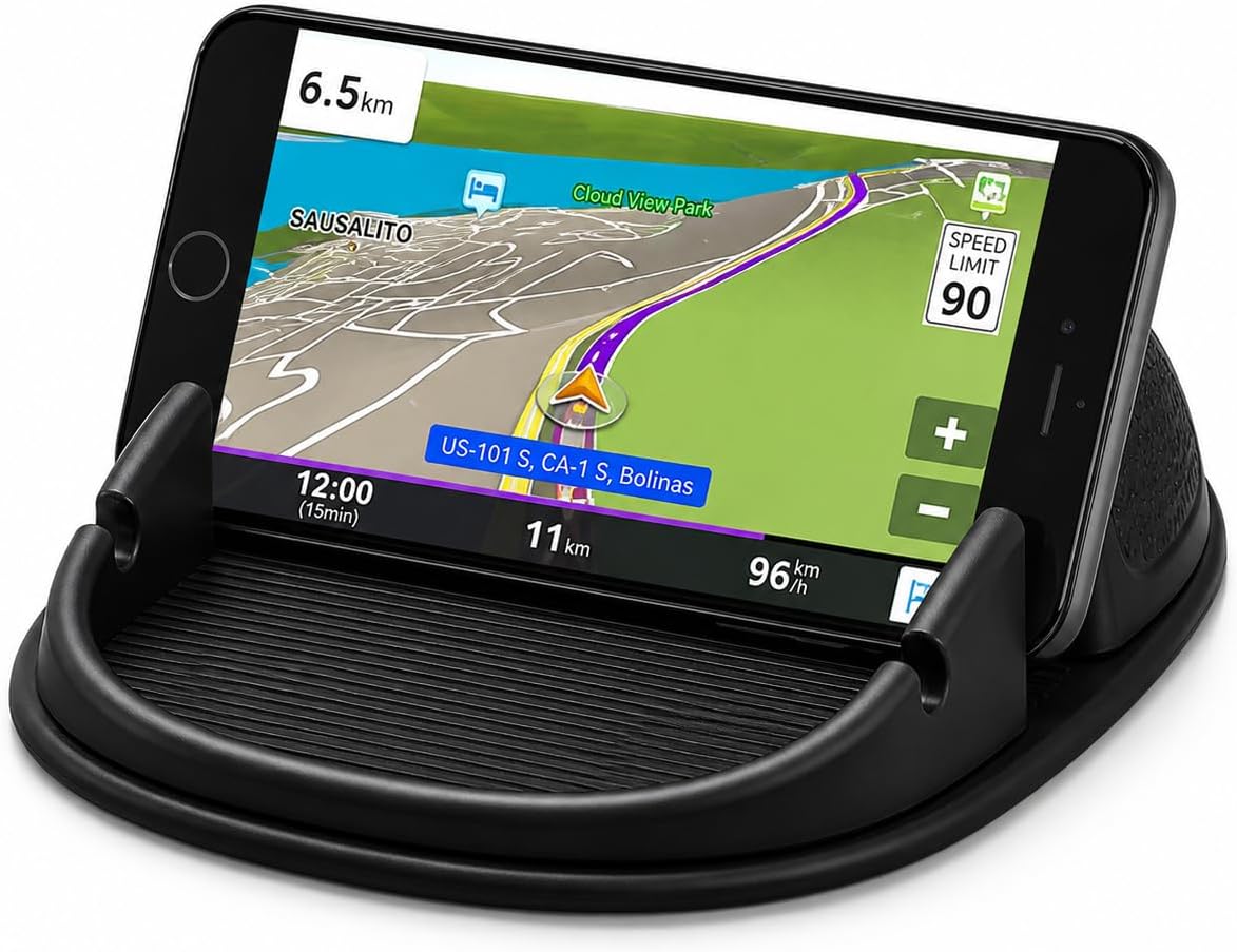 Silicone Car Phone Holder with Strong Adhesive Base