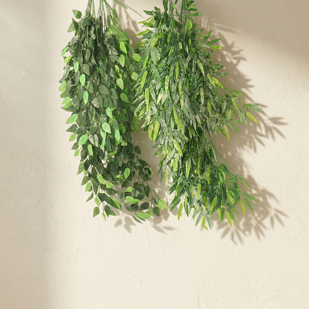 Hiasan Daun Gantung Artifisial
