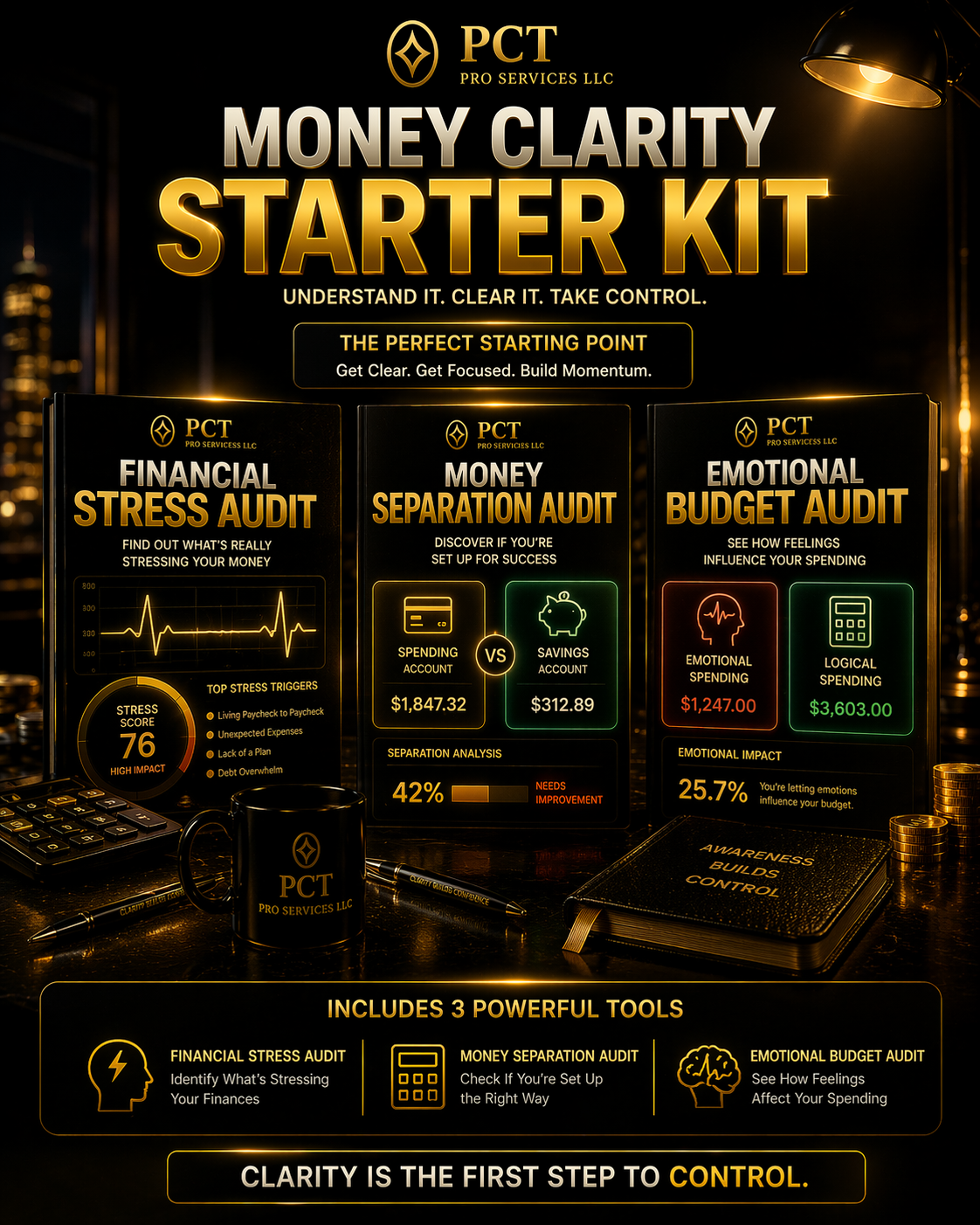Money Clarity Starter Kit - “Understand your money before you try to fix it”