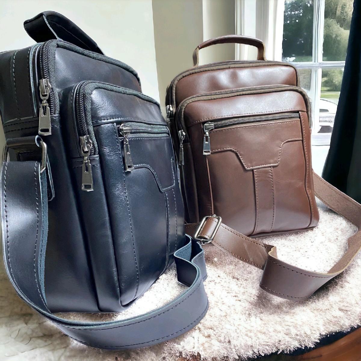 Tas Selempang Kulit Pria