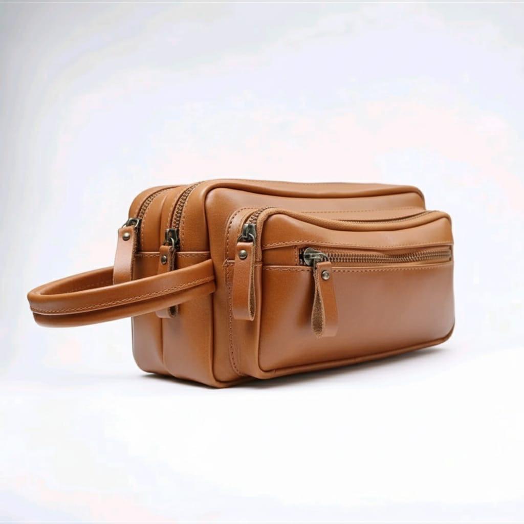 Tas Selempang Kulit Pria