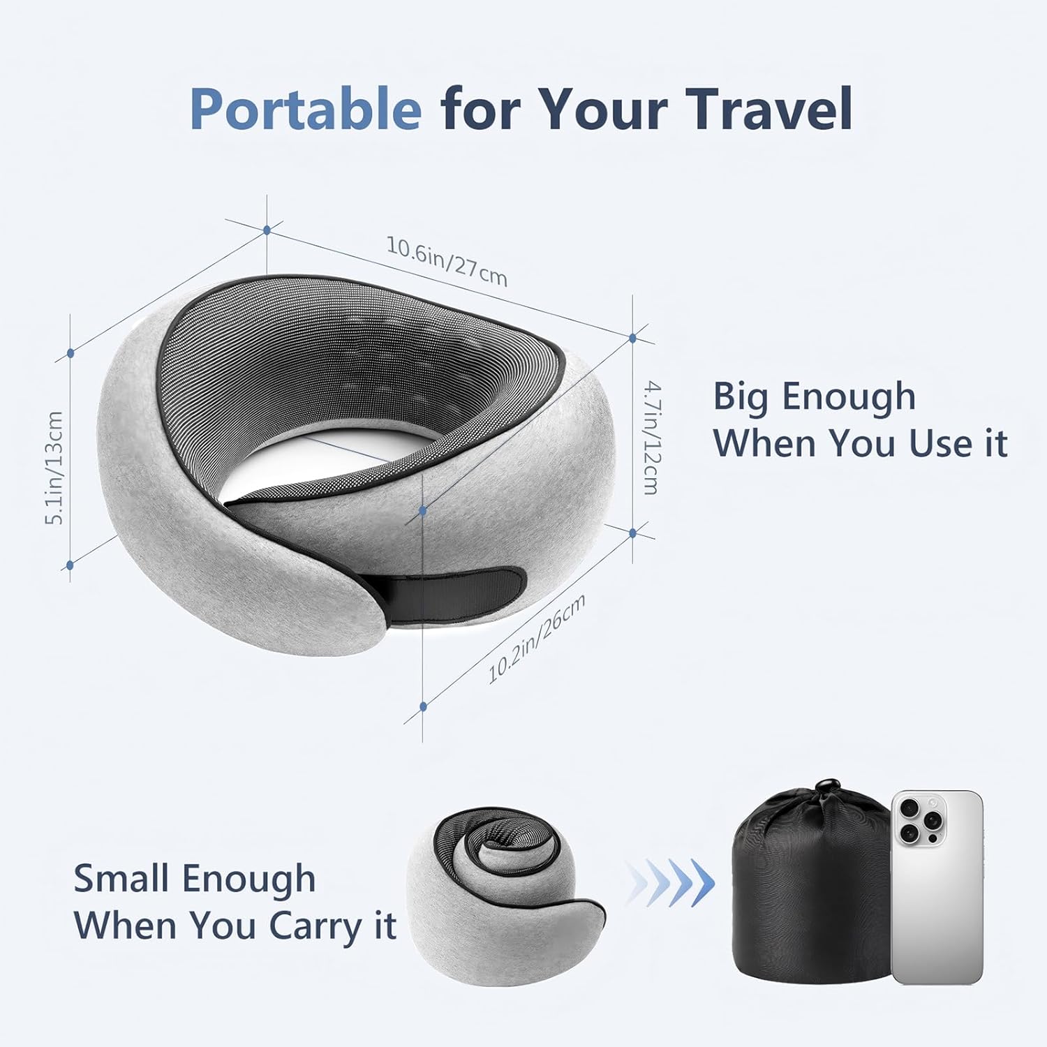 Ergonomic Travel Neck Pillow