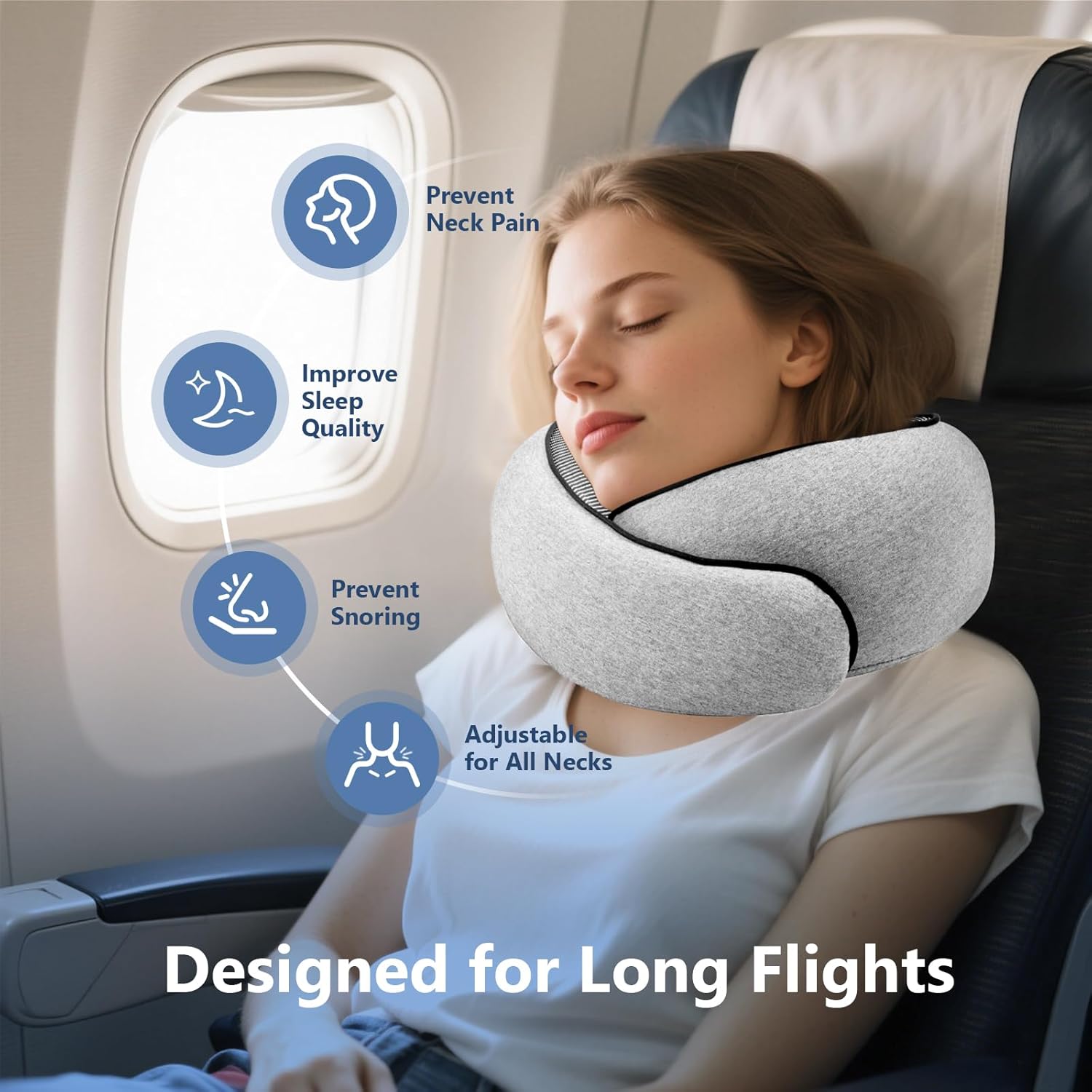 Ergonomic Travel Neck Pillow