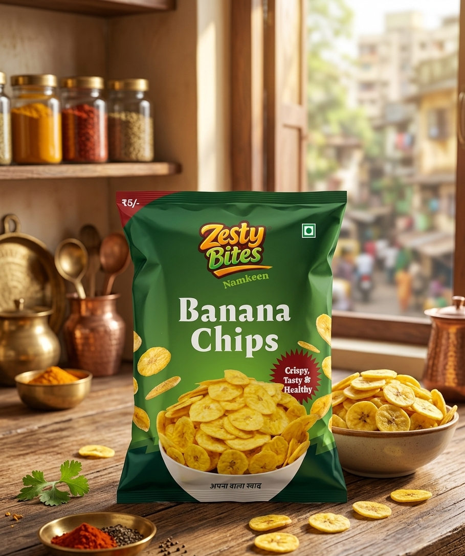 Zesty Bites Banana Chips