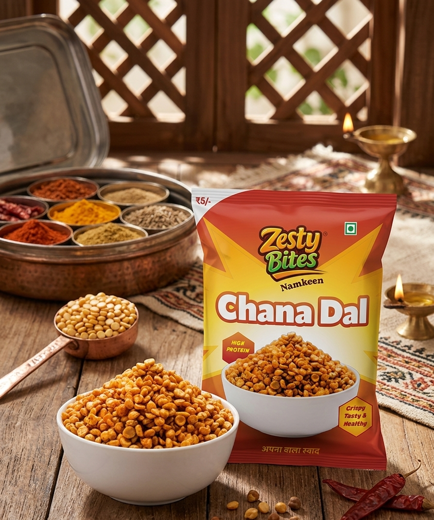 Zesty Bites Namkeen Chana Dal