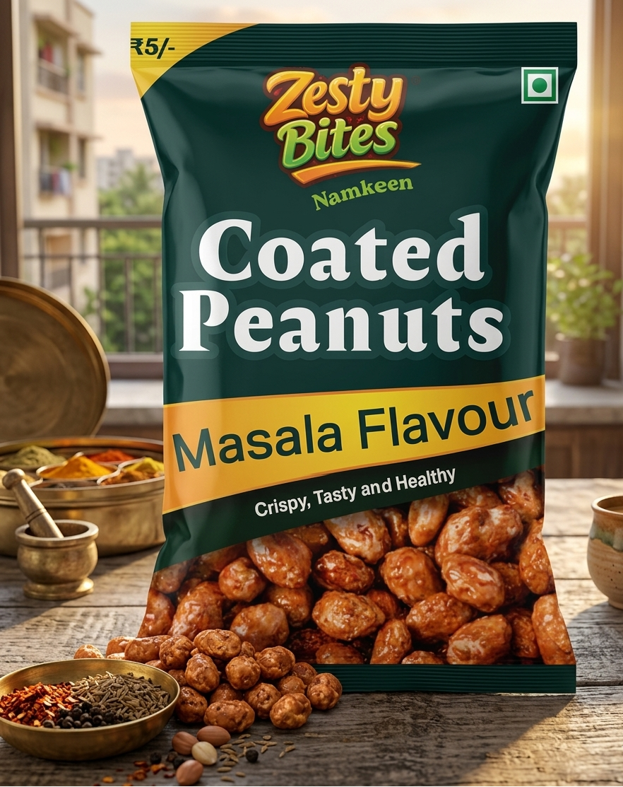 Coated Peanuts Masala Flavour