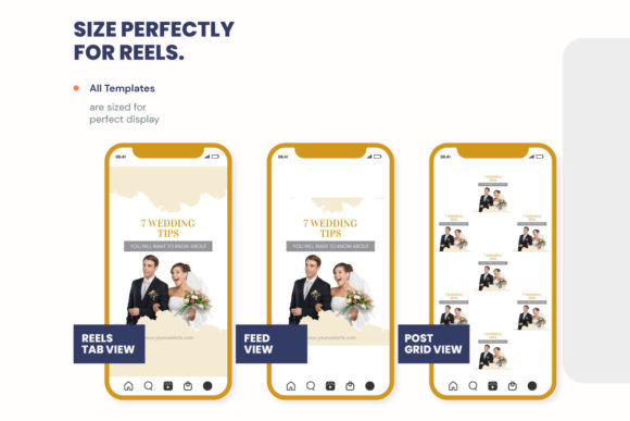 photography & wedding business reels templets 