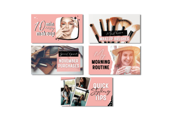 YouTube Thumbnail Templates Pack