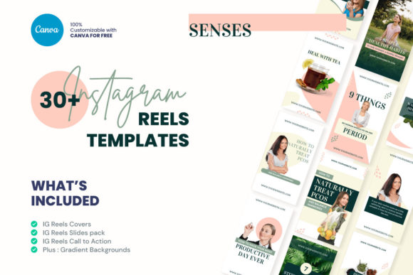 Wellness medical health Instagram Reels Templates Bundle