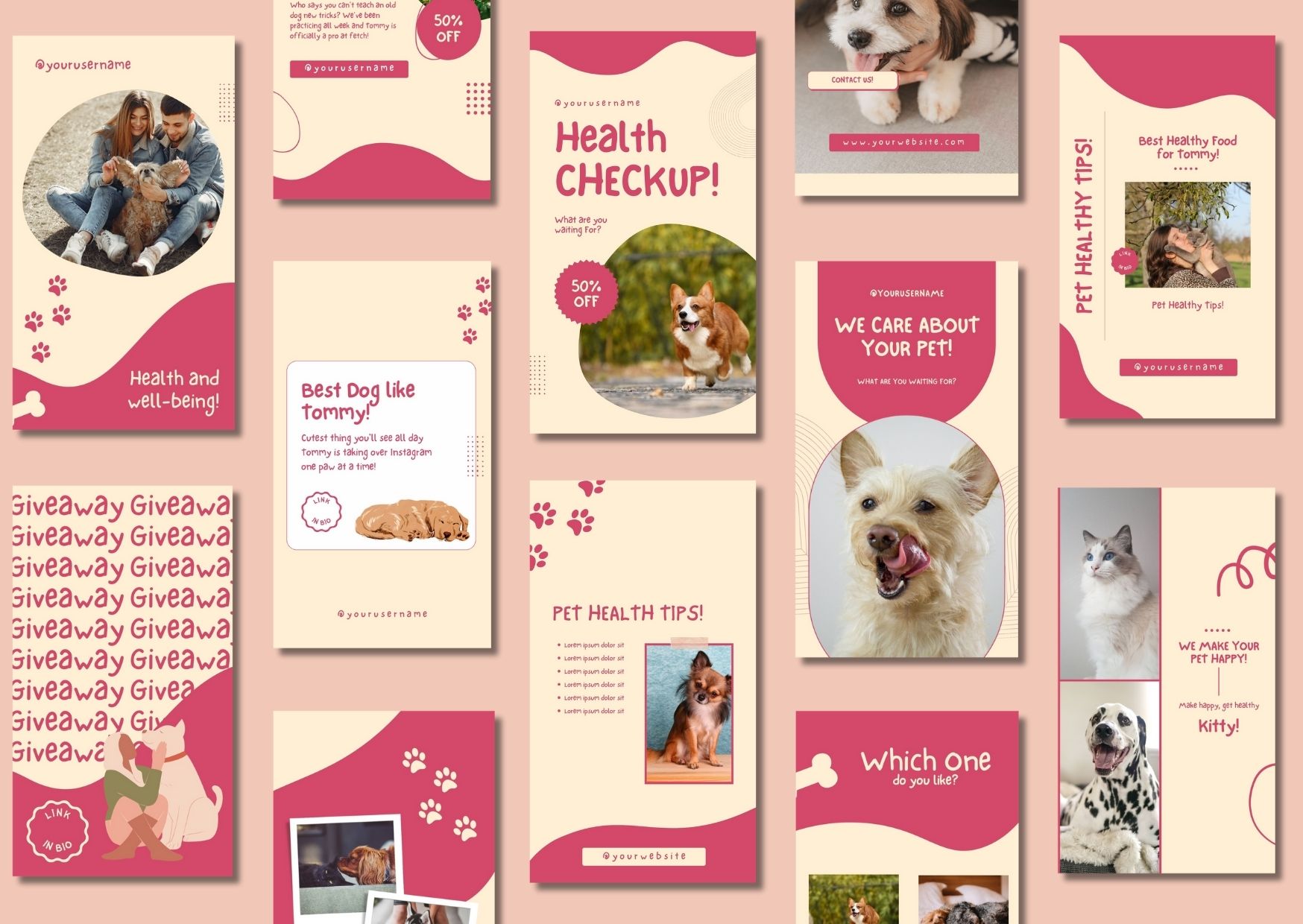 Pet Shop Instagram Story Templates
