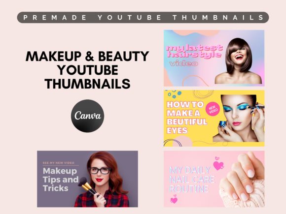 Makeup & Beauty YouTube Thumbnails
