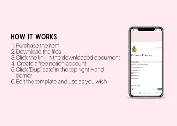 Small Business Finance Planner Notion Template