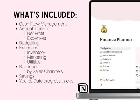 Small Business Finance Planner Notion Template