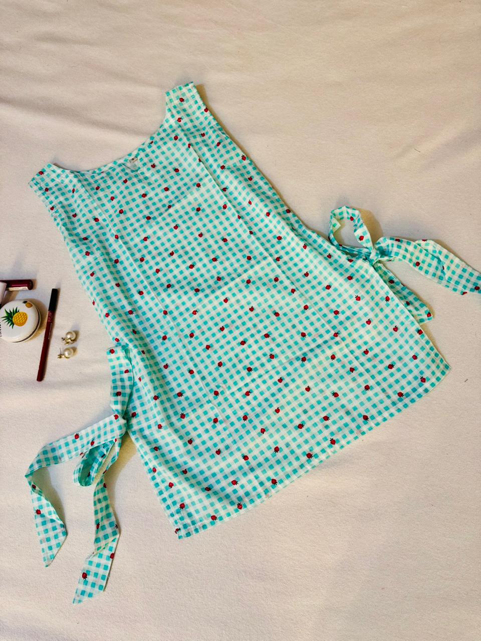 Patterned Cotton Short kurti