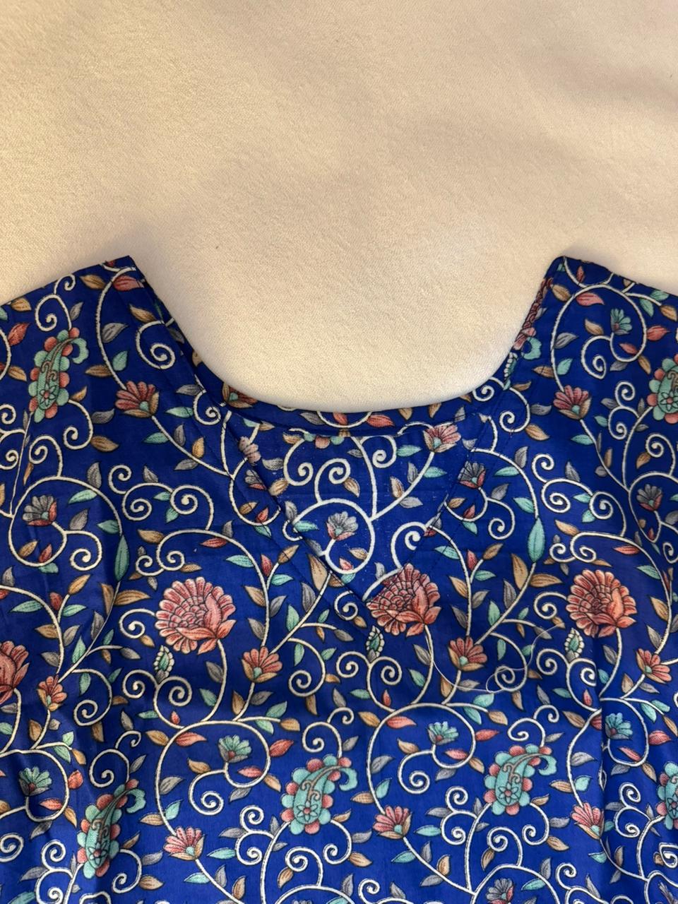 Floral Printed Sleeveless Dress