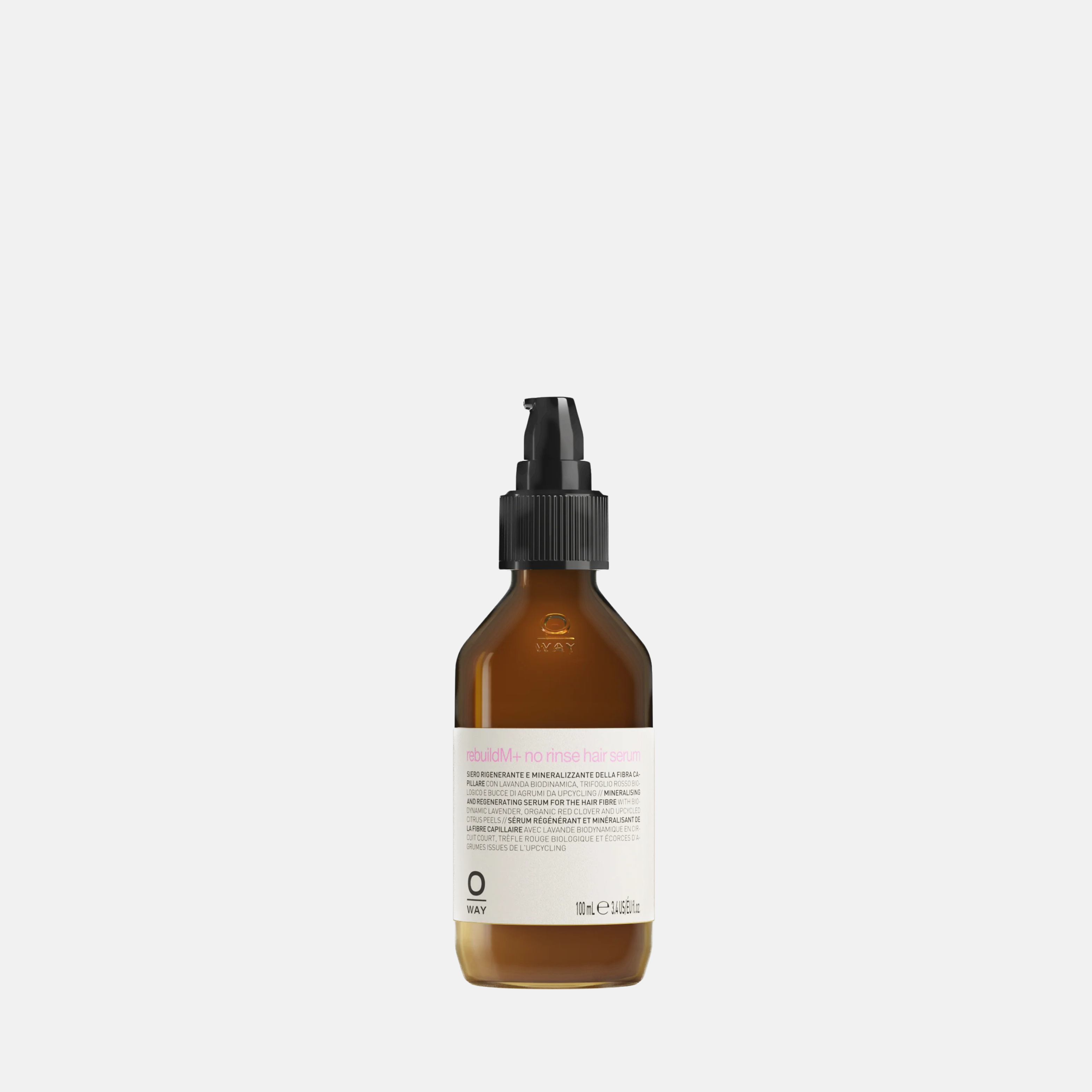Oway rebuildM+ No Rinse Hair Serum – nenuplaunamas atkuriamasis serumas pažeistiems plaukams
