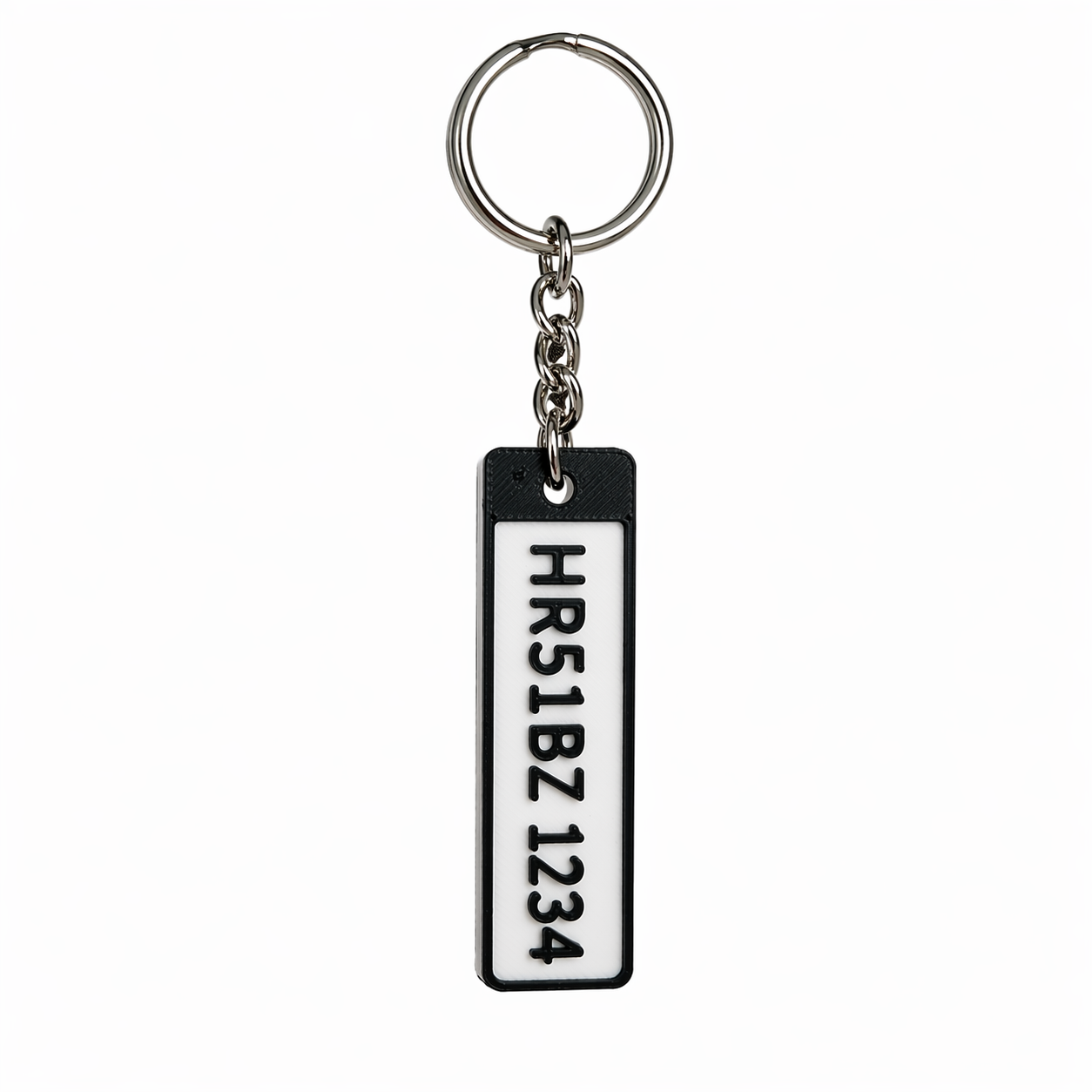 Custom Number Plate Keychains