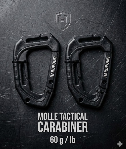 Hardpoint APEX Molle Carabiner Phantom Black