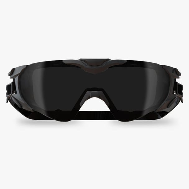 Edge Eyewear Super 64 Ballistic Safety Glasses G-15 Vapor Shield Lens / TPR Gasket