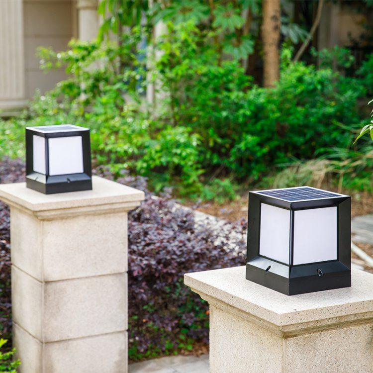 Solar Garden Pillar Light