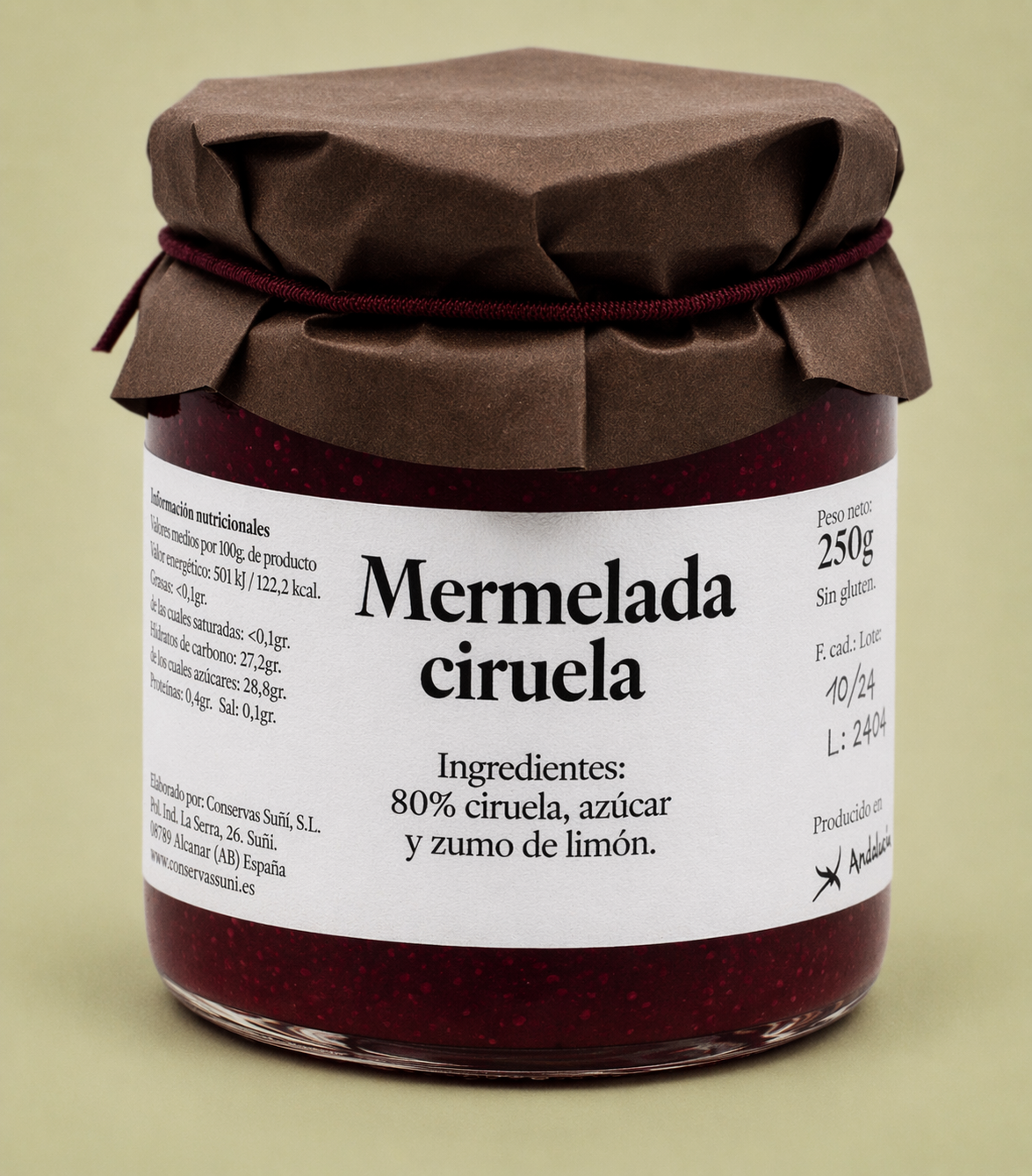 Mermelada ciruela