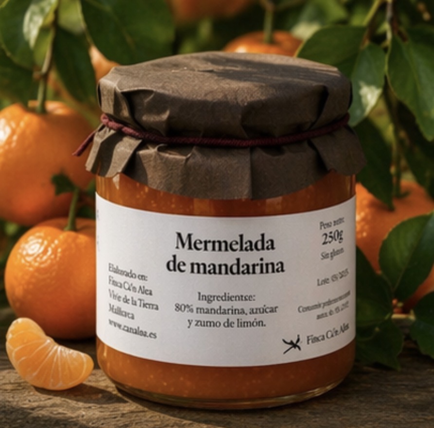 Mermelada de mandarina