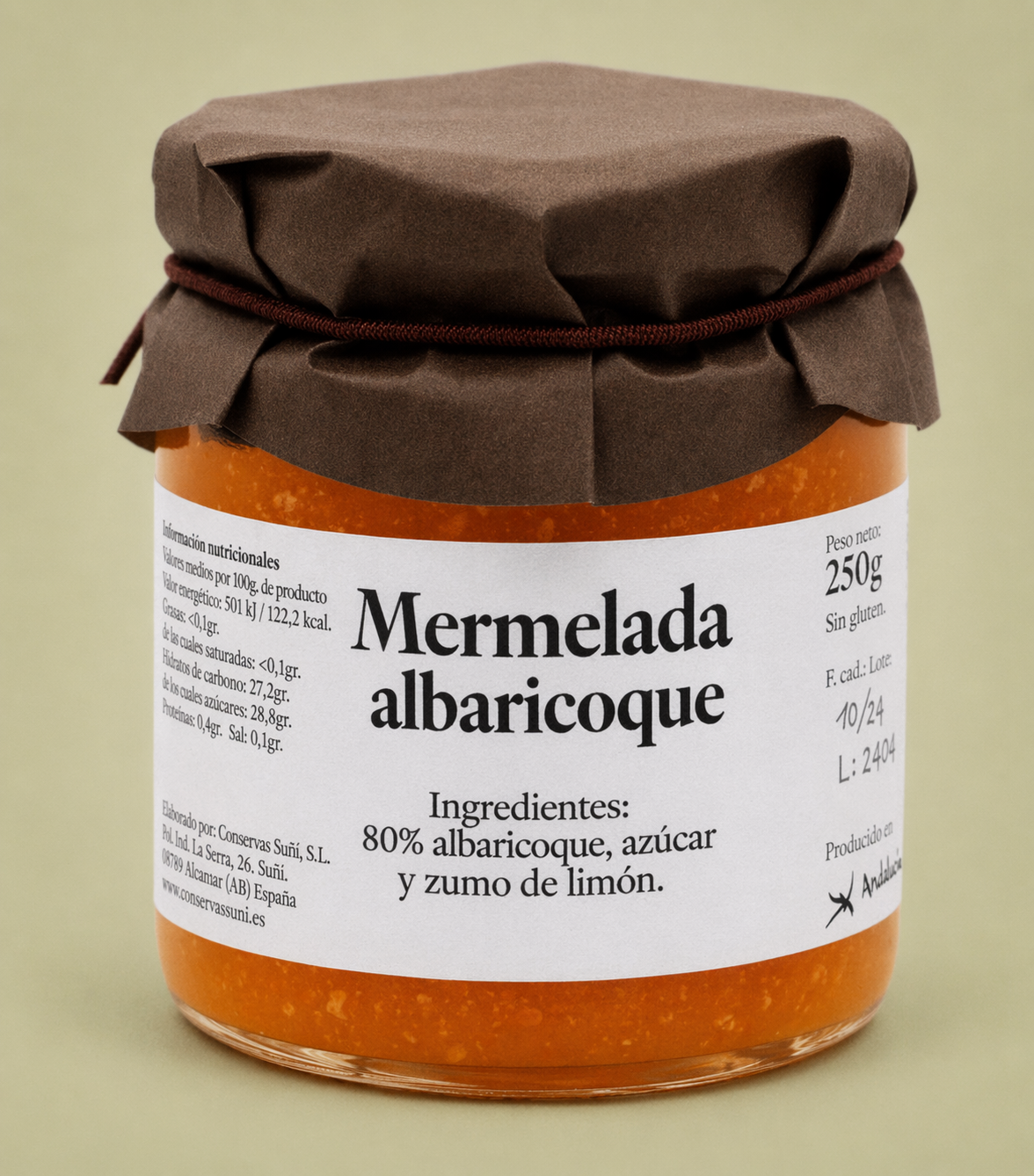 Mermelada albaricoque 
