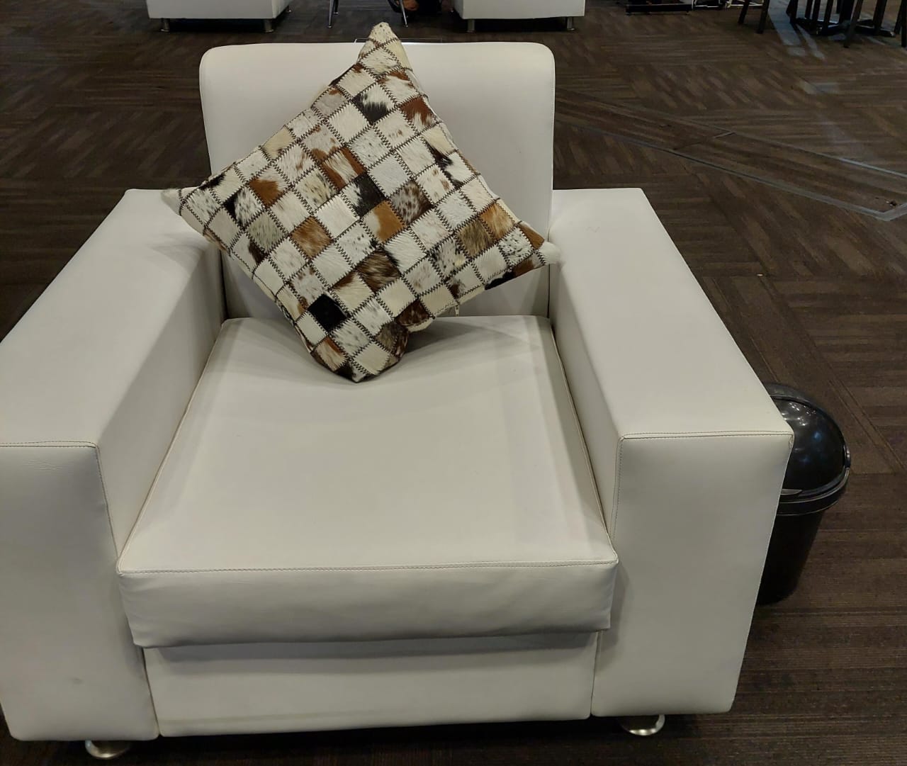 Modern White Armchair