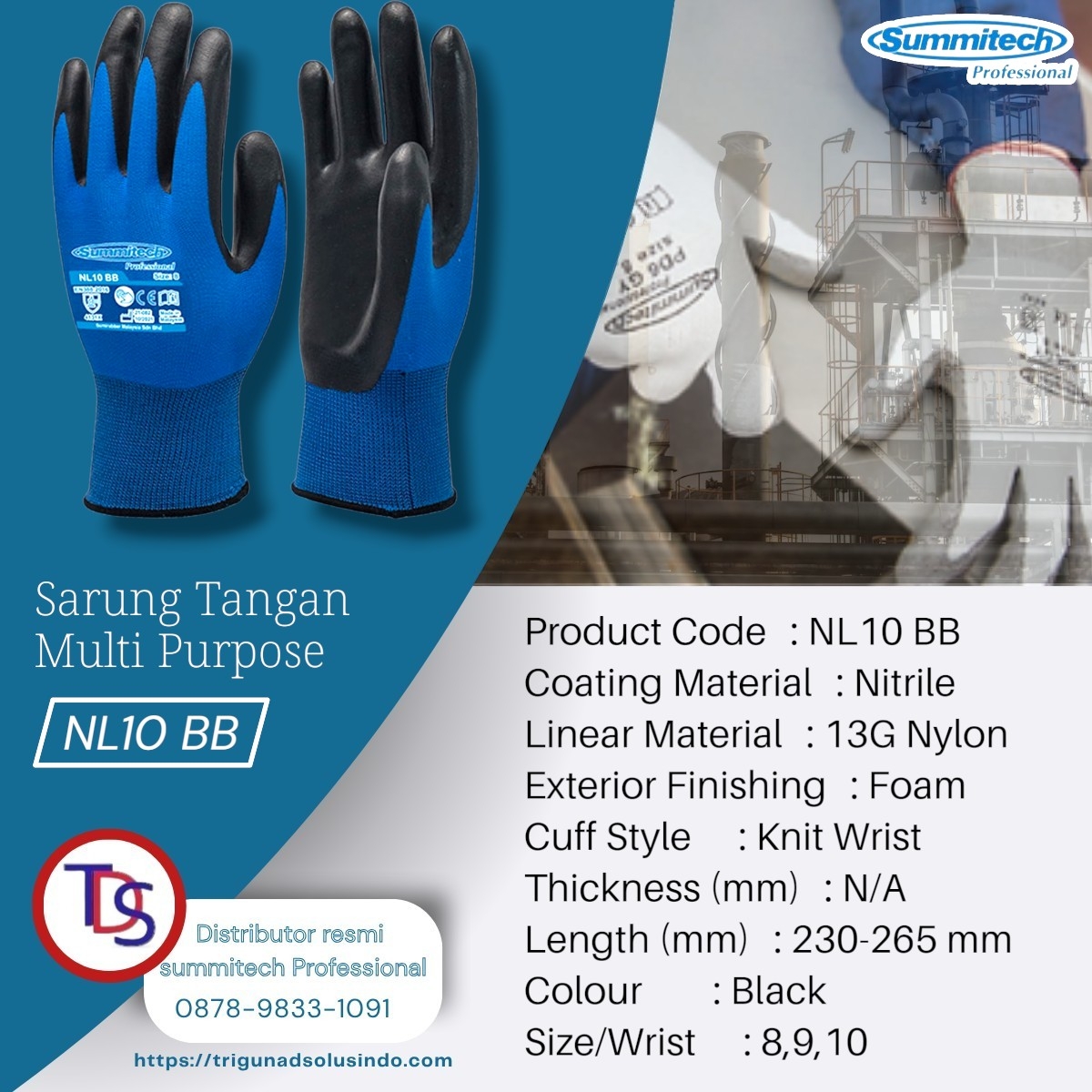 Sarung Tangan Multi Purpose NL10 BB