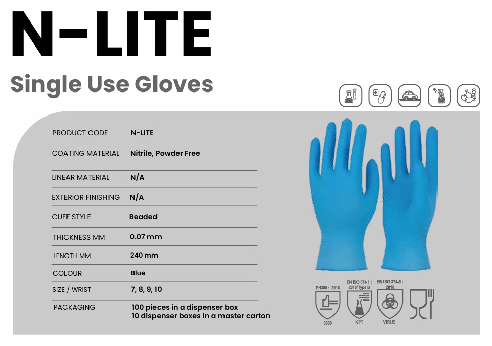 N-LITE Single Use Gloves