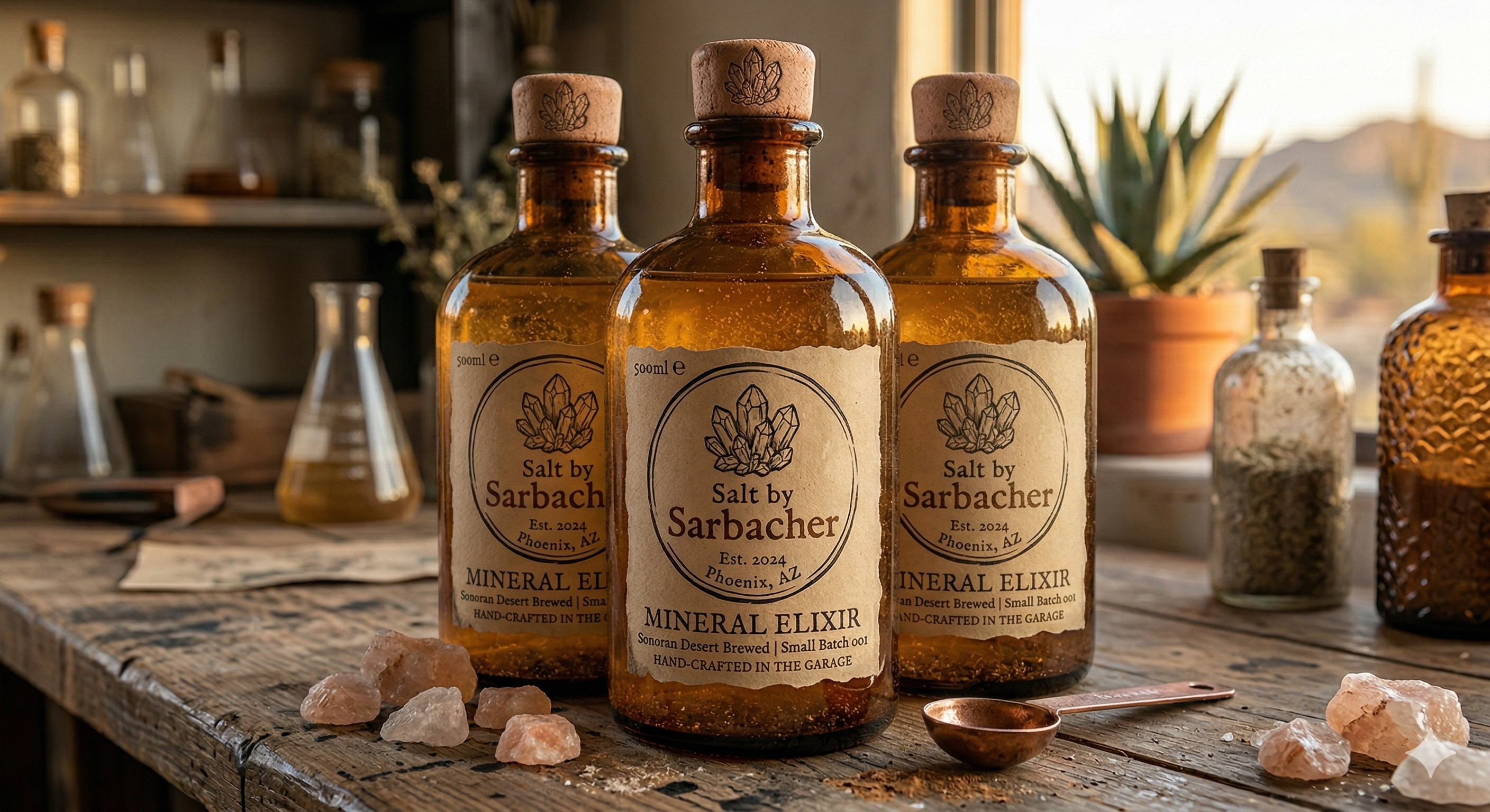 The Desert Triple - The Mineral Elixir (3 x 500ml)