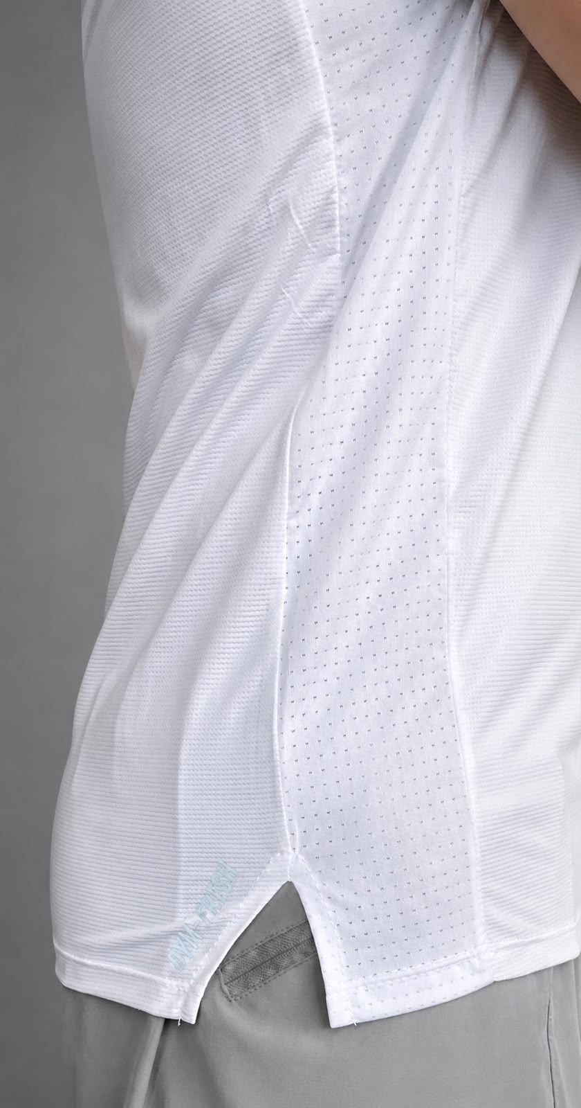 Playera DYM-FRESH running blanca