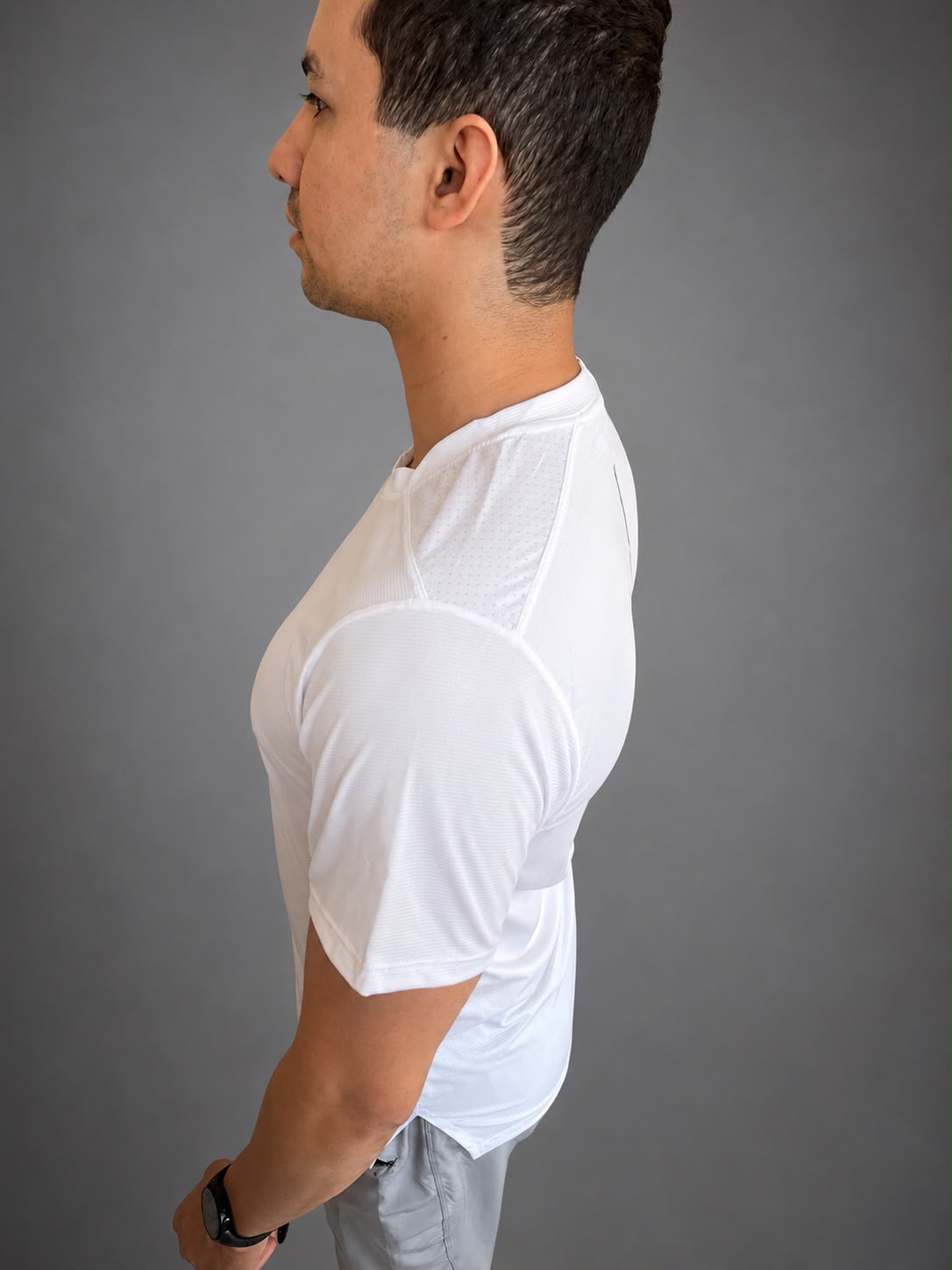 Playera DYM-FRESH running blanca