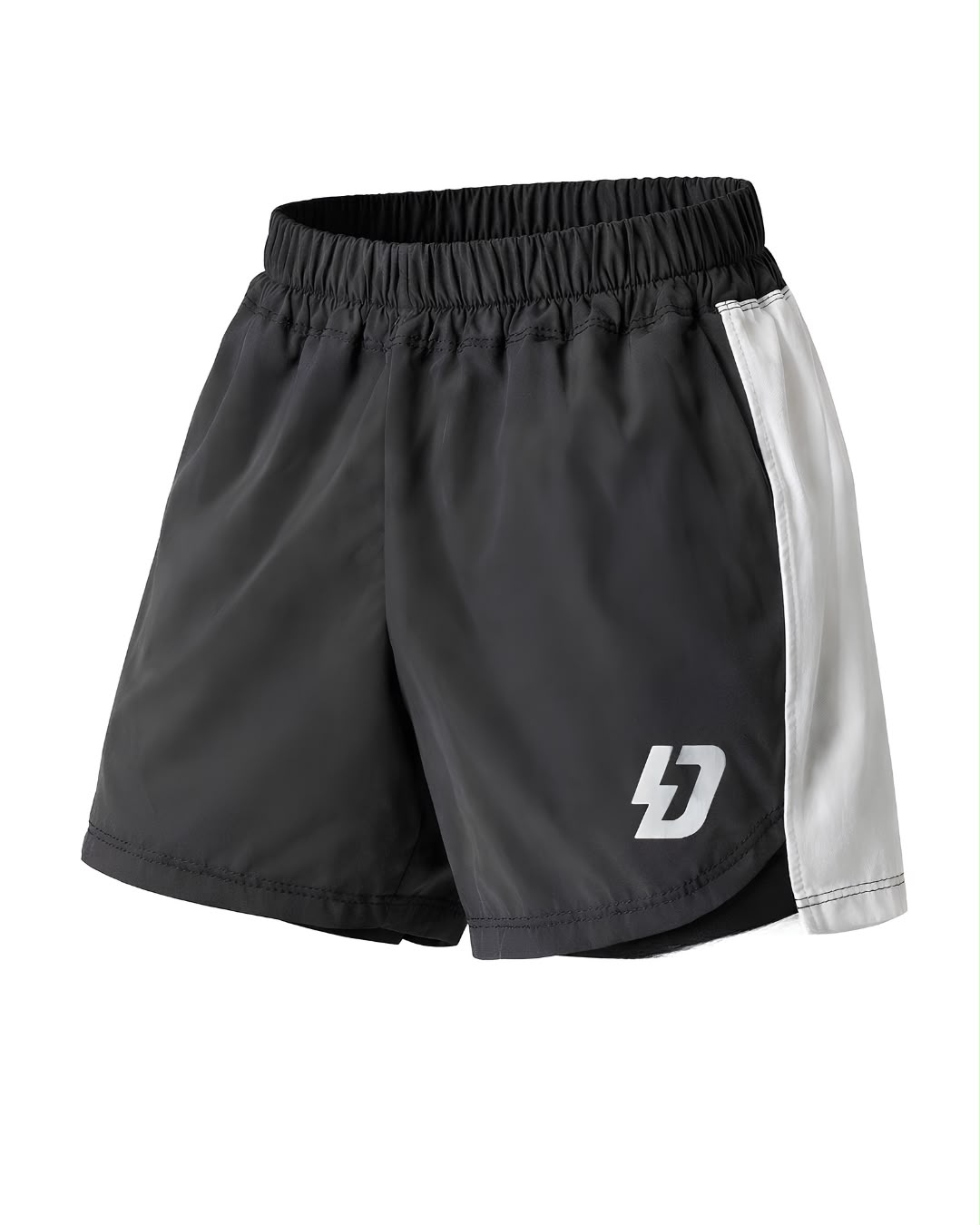 Short de running negro para mujer