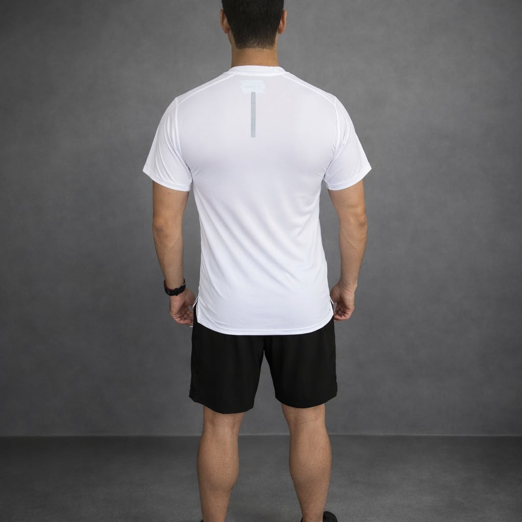 Playera DYM-FRESH running blanca