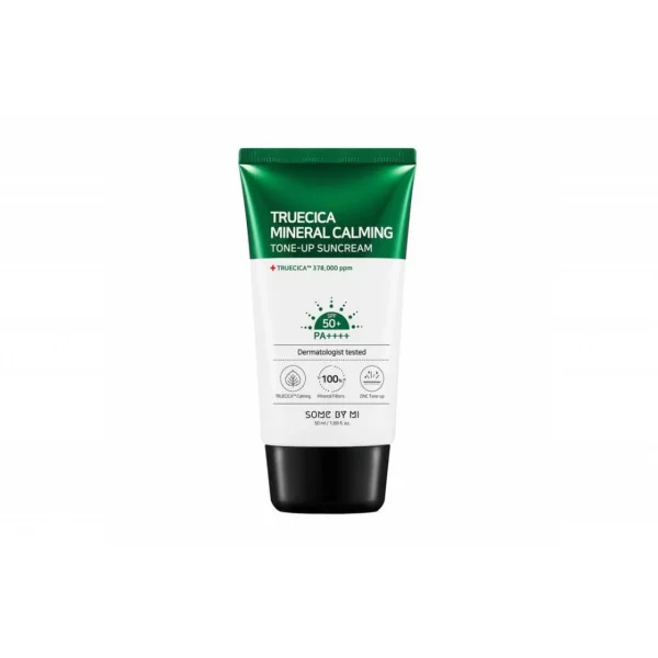 Truecica Mineral Calming Tone-Up Apsauga nuo Saulės