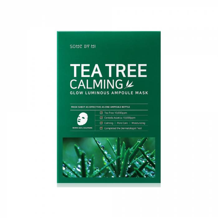 SOME BY MI – 30 Days Tea Tree Calming Glow Luminous Ampoule Mask, 25g, 1 vnt