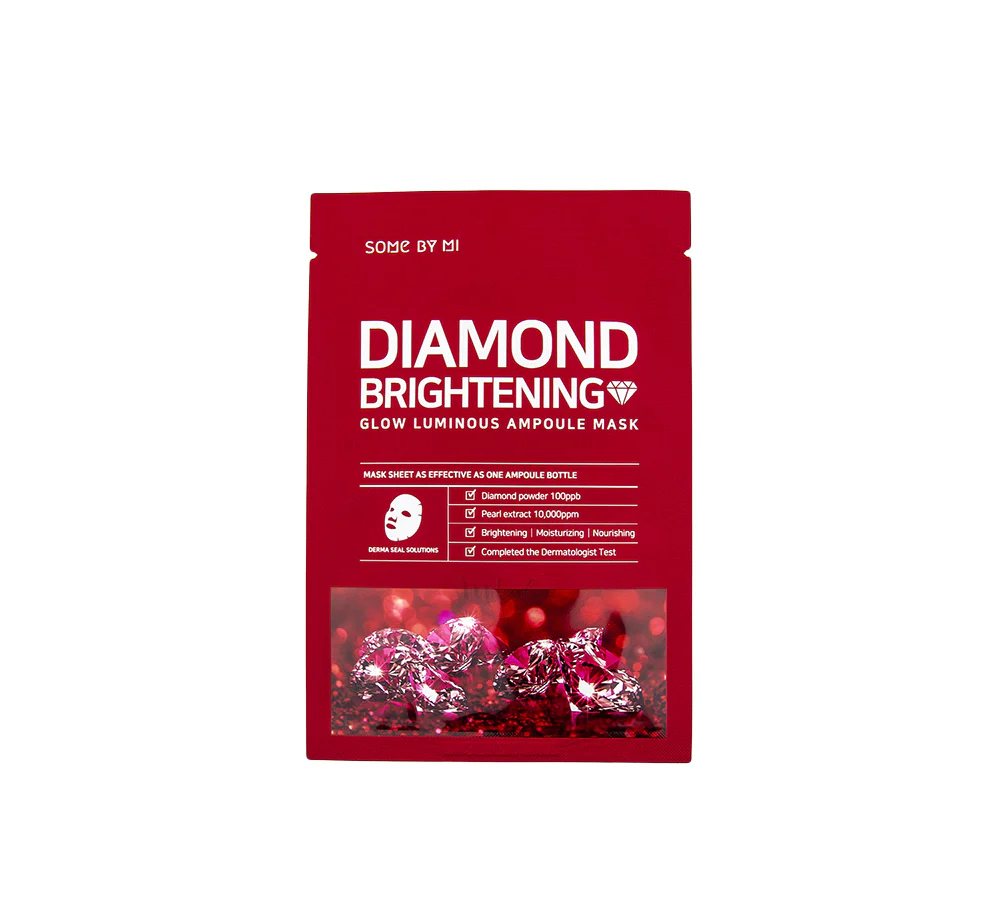 SOME BY MI – Red Diamond Brightening Glow Luminous Ampoule Mask, 25g, 1 piece