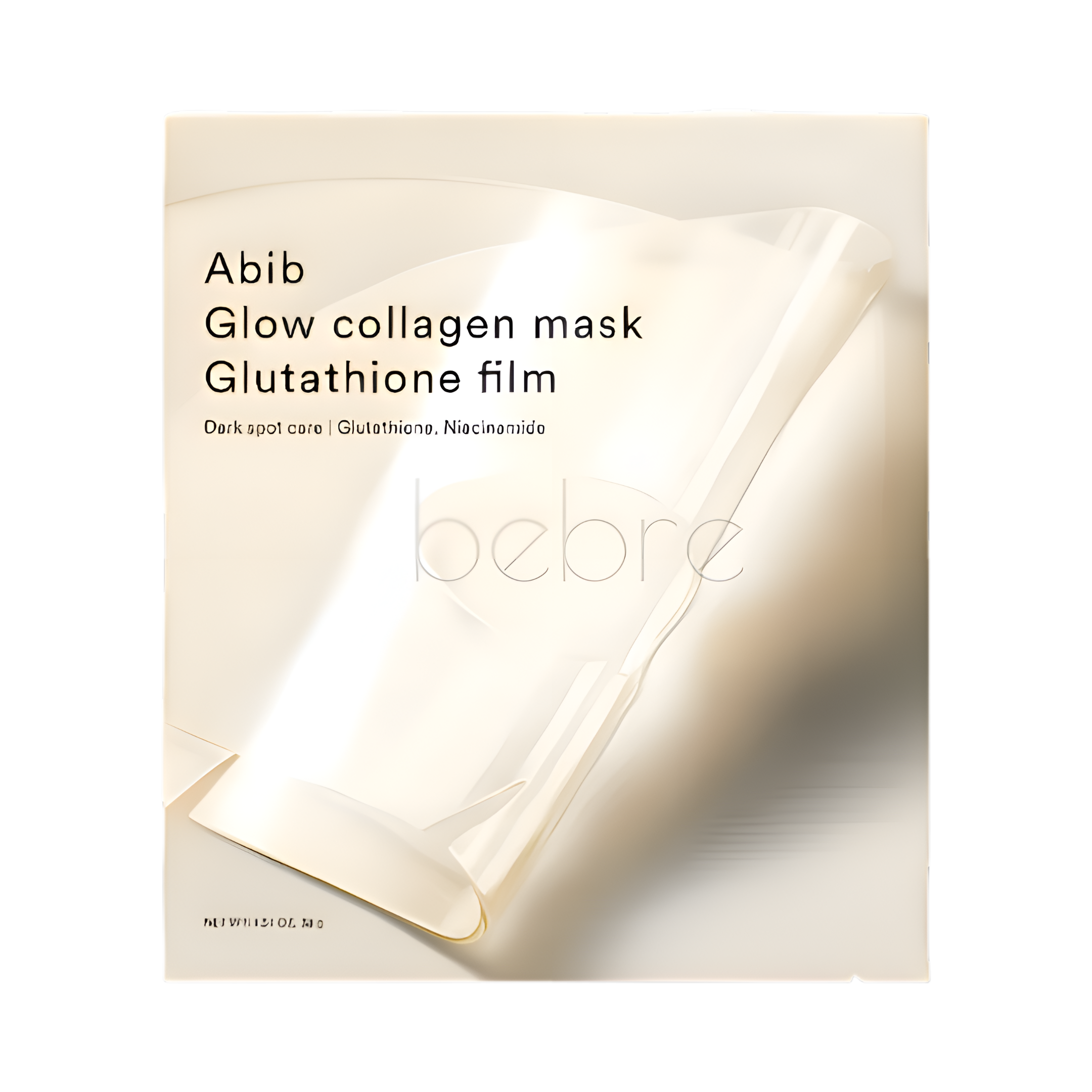 ABIB Glow Collagen Mask Glutathione Film, 38 g (1 vnt.)