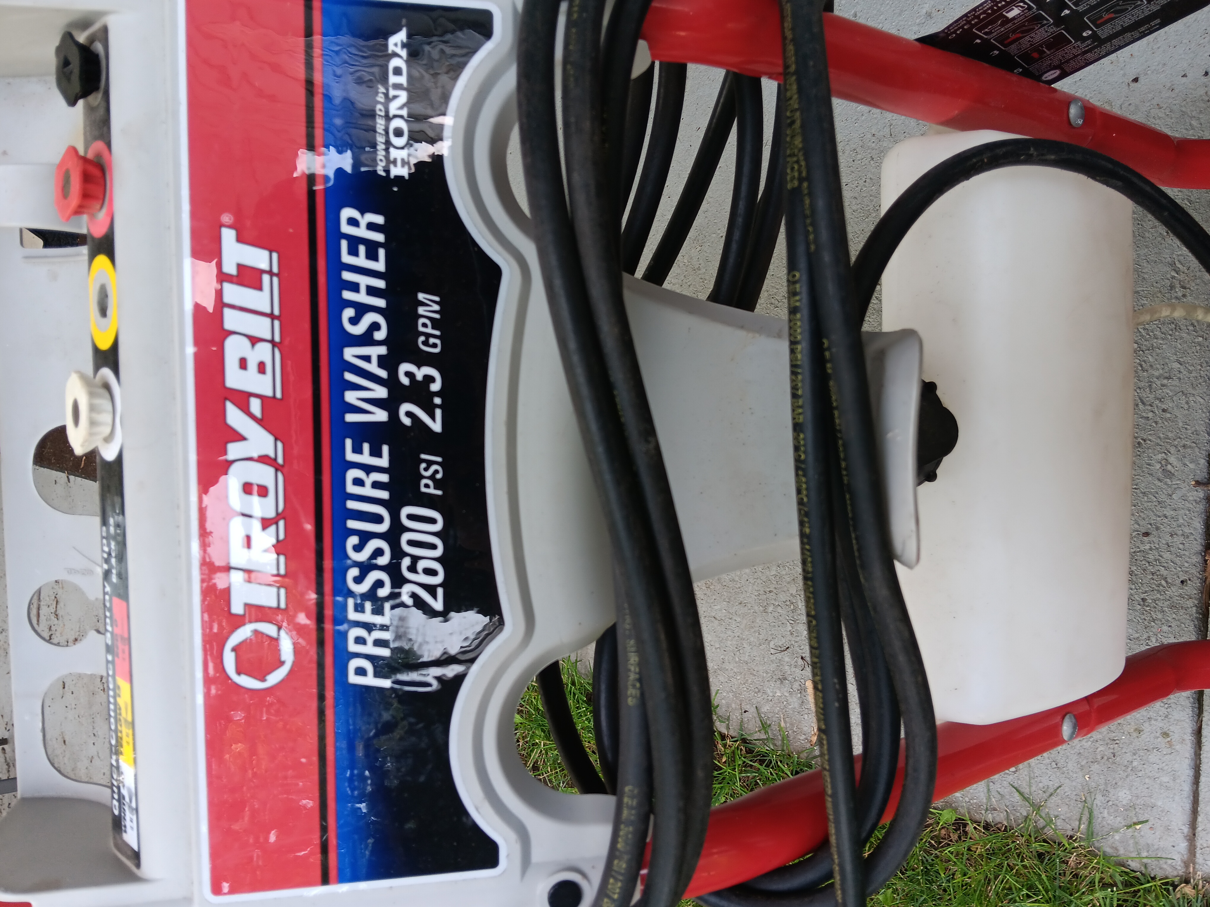 Troy-Bilt Power Washer