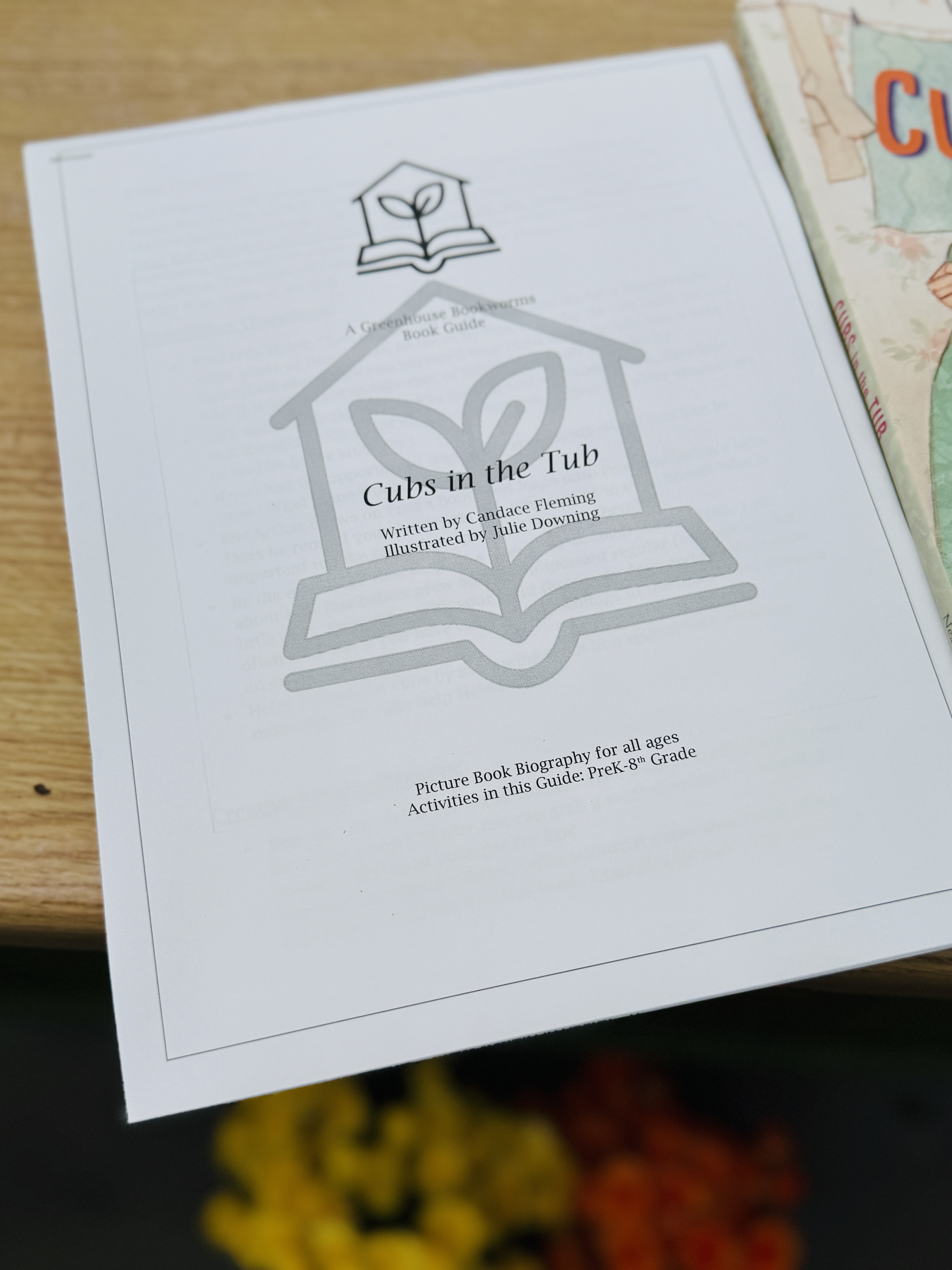 Book Guide: Cubs in the Tub