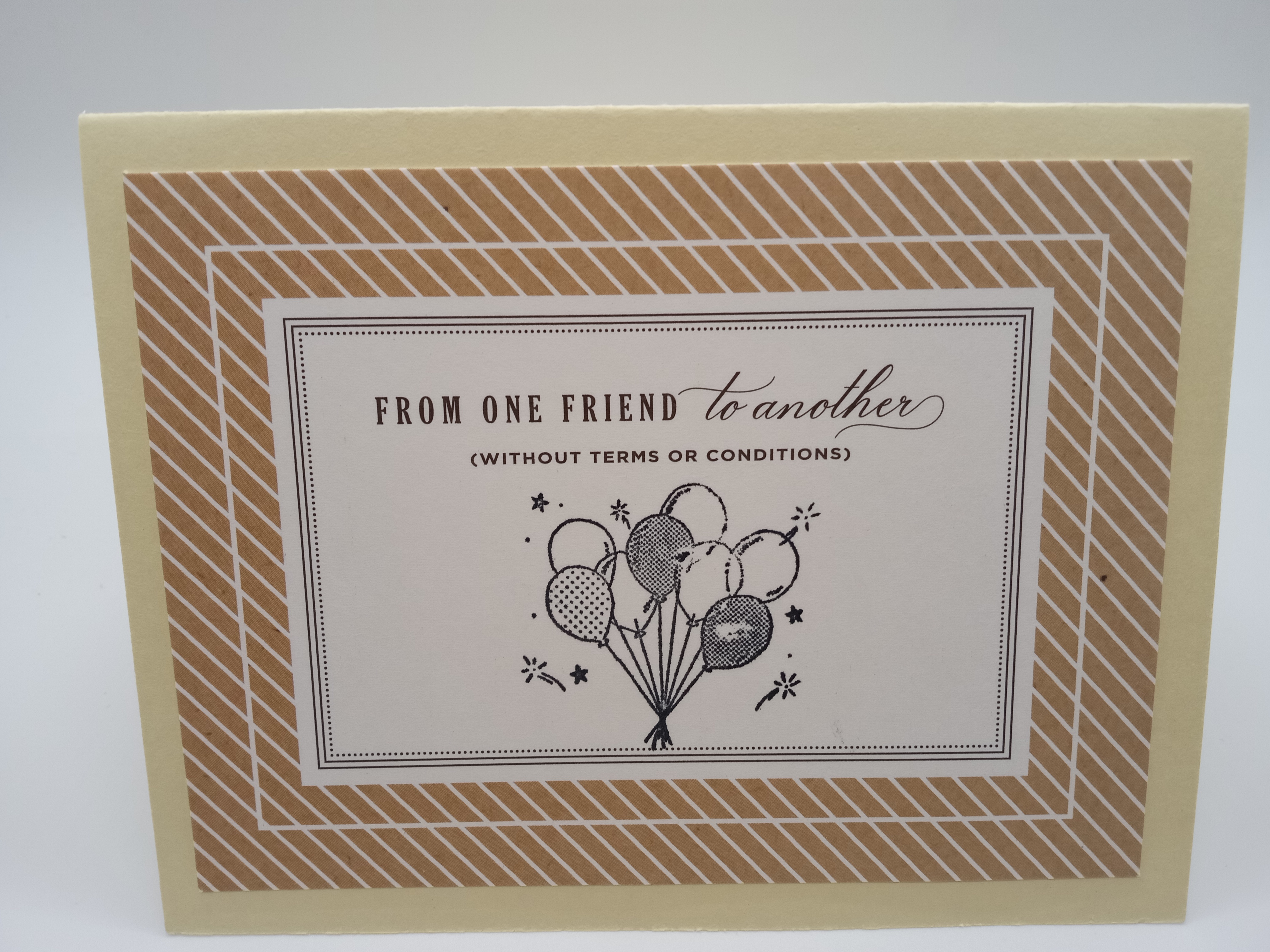 Friendship Birthday Greeting Card