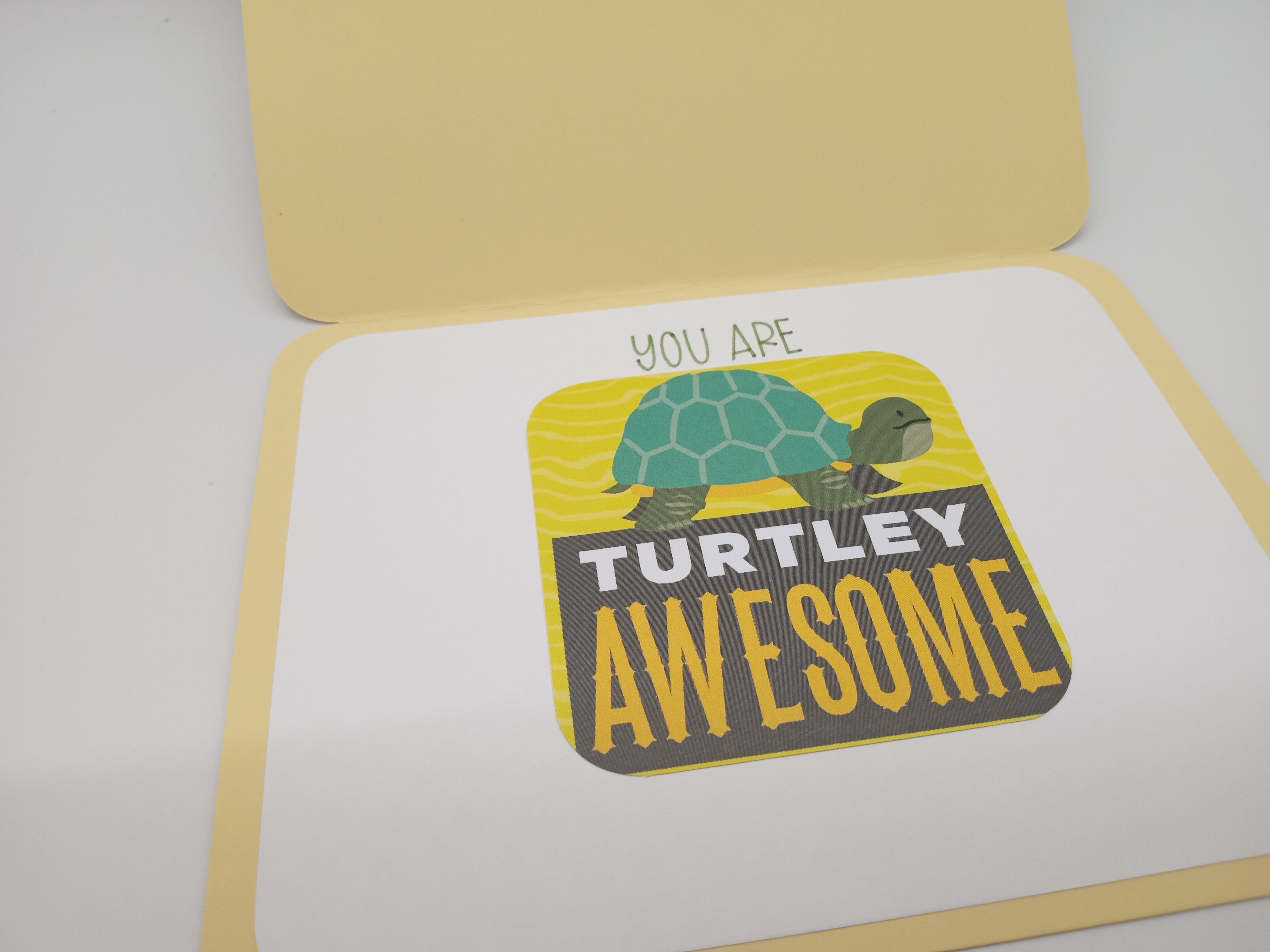 Turtle Themed Greeting Card