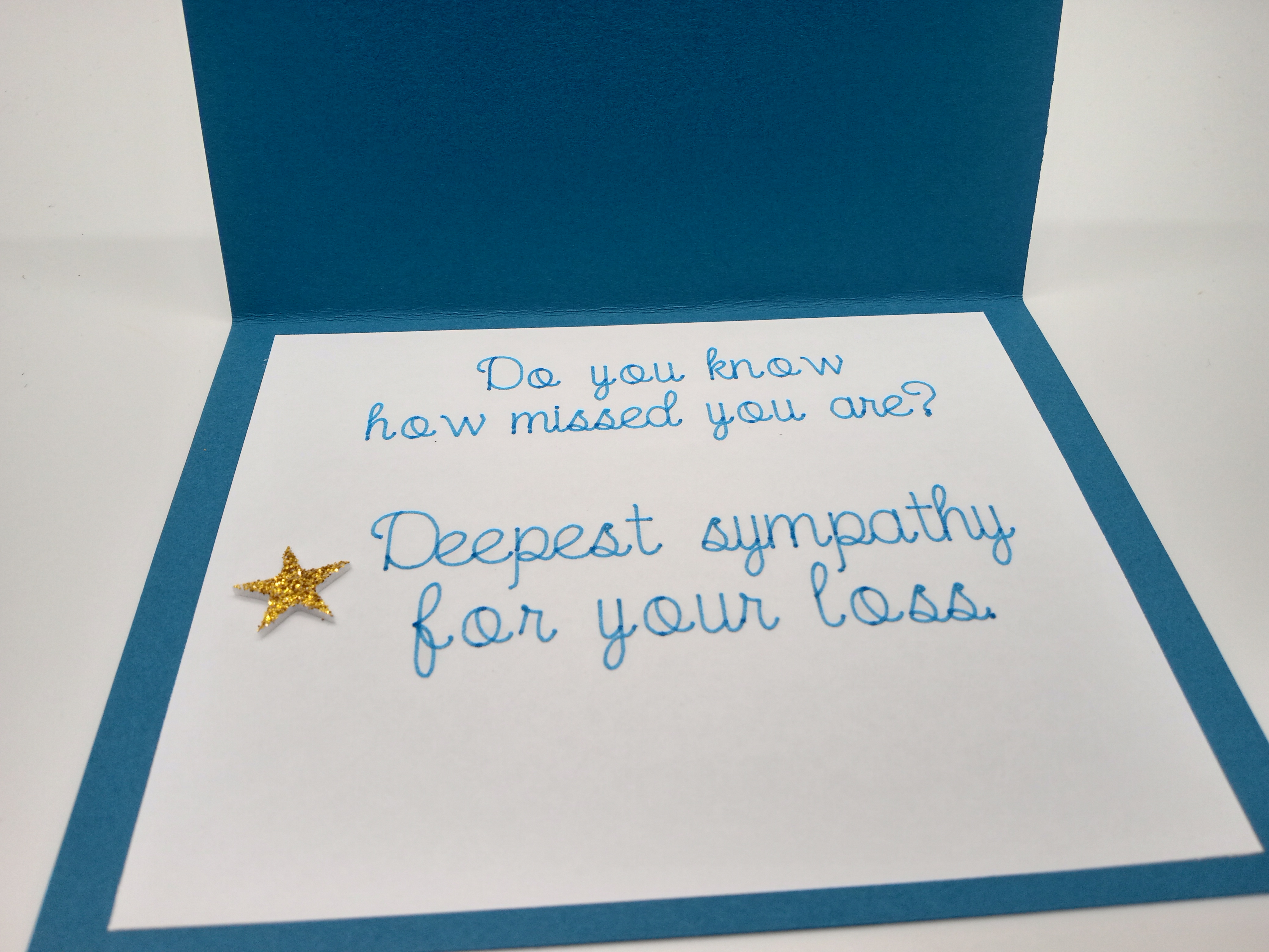 Twinkle, Twinkle Little Star Child Loss Sympathy Card