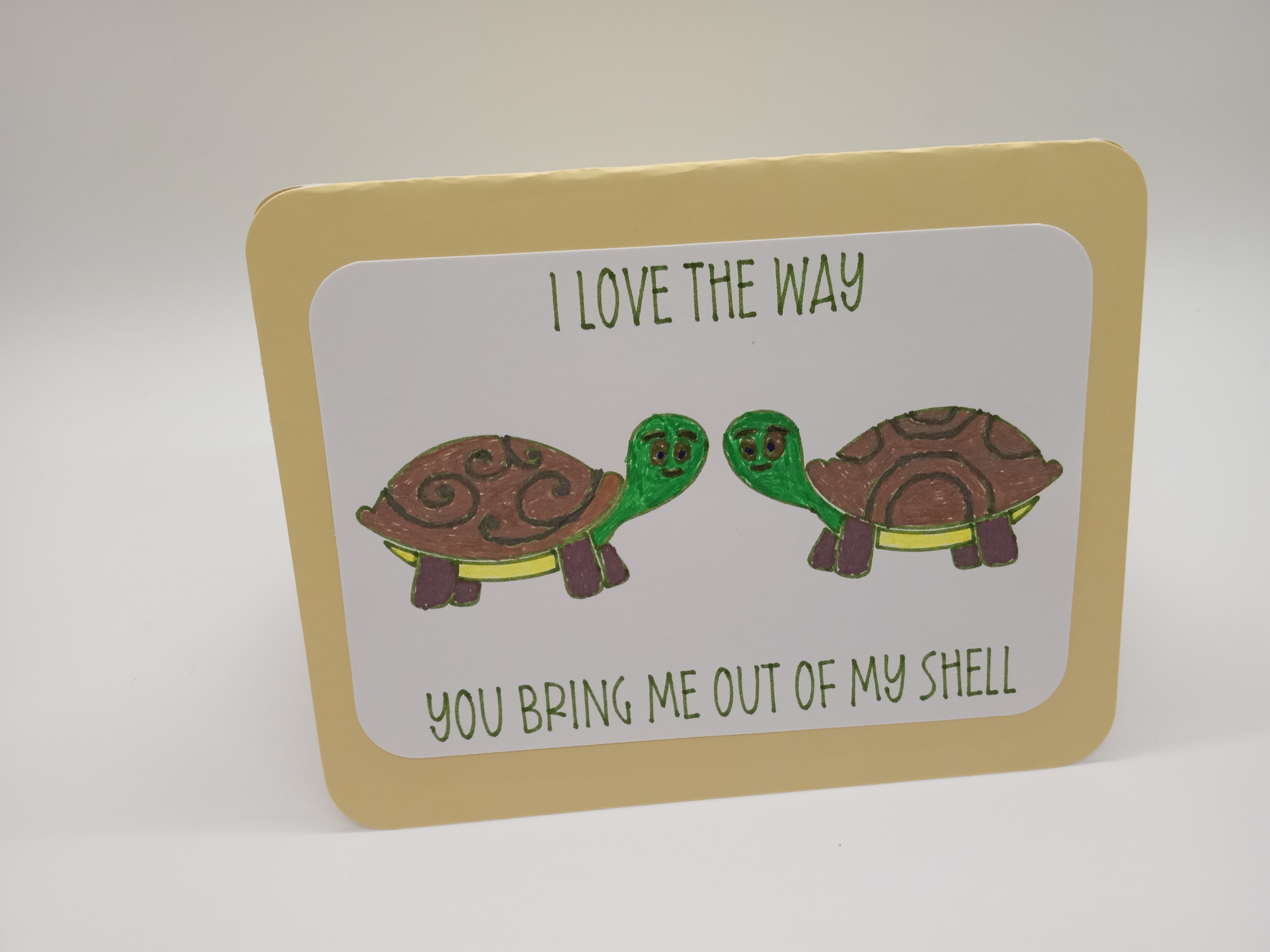 Turtle Themed Greeting Card