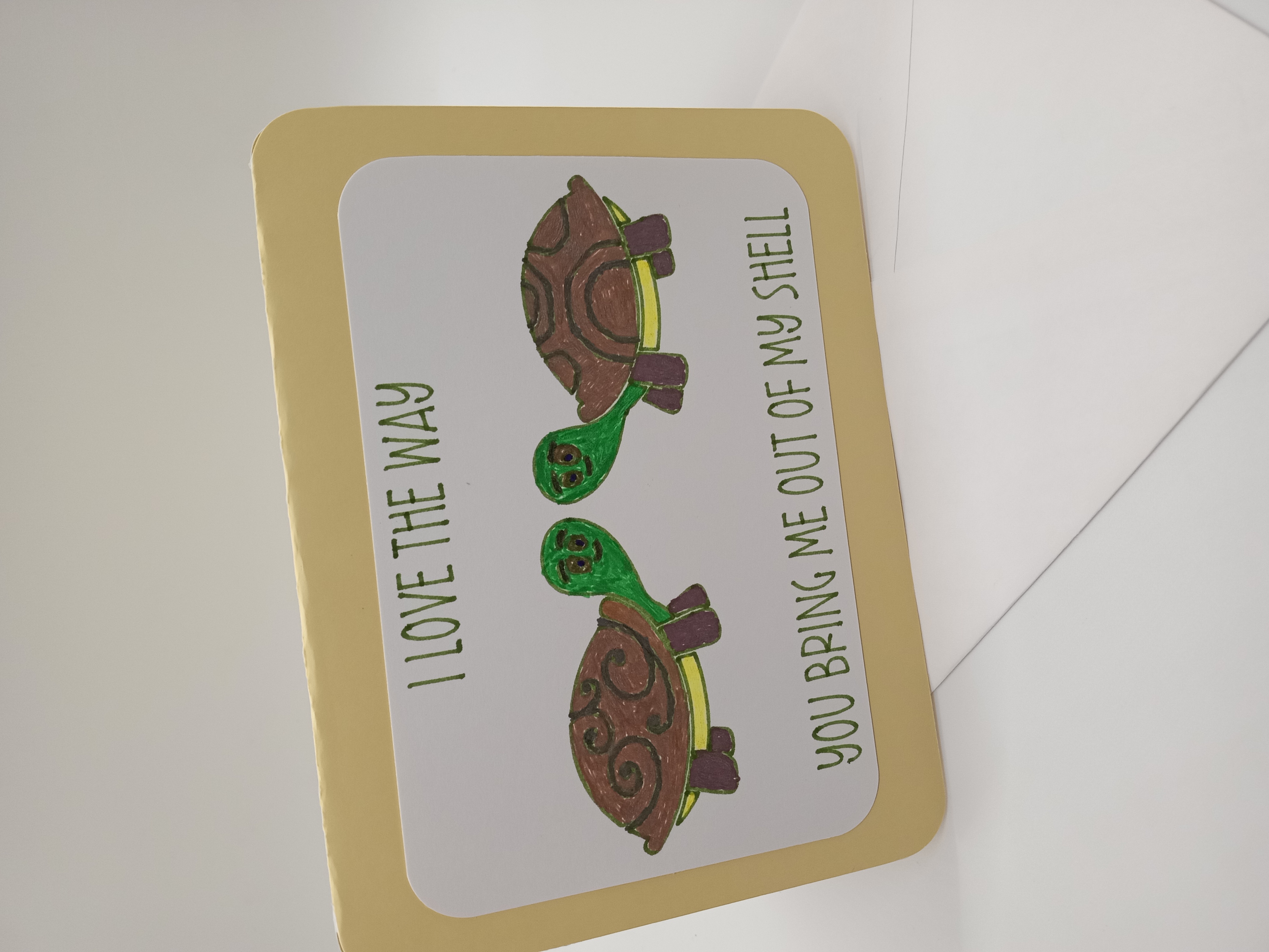 Turtle Themed Greeting Card